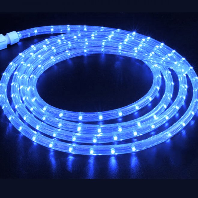 Дюралайт с контроллером, 20м., синий Дюралайт с контроллером, 20м., синий